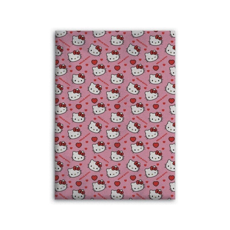 Hello Kitty fleece deken - 110 x 150 cm - 100% Polyester - foto 1