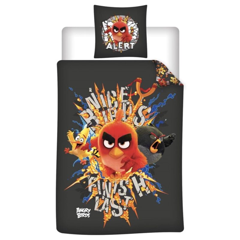 Angry Birds dekbedovertrek Nice Birds Finish Last - 140 x 200 cm - polykatoen
