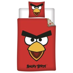 Angry Birds dekbedovertrek Red - 140 x 200 cm - polykatoen