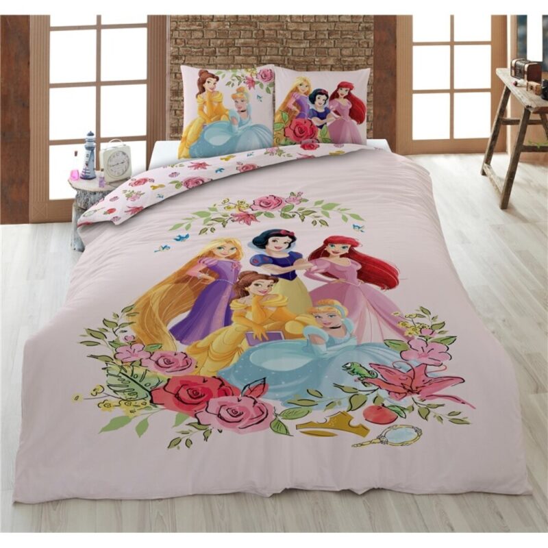 Disney Princess dekbedovertrek Klassieke Prinsessen - 135 x 200 cm - 100% katoen