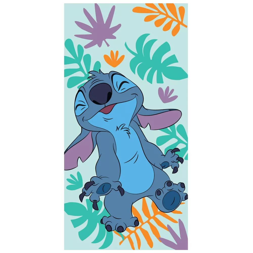 Lilo en Stitch strandlaken Fun Colores extra absorberend 70 x 1 - Multicolor - 70 x 140 cm - Katoen