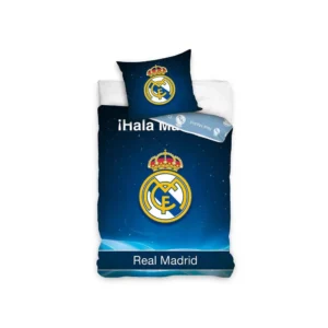 Real Madrid dekbedovertrek Galaxy 140 x 200 cm - Blauw - 140 x 200 cm - Katoen