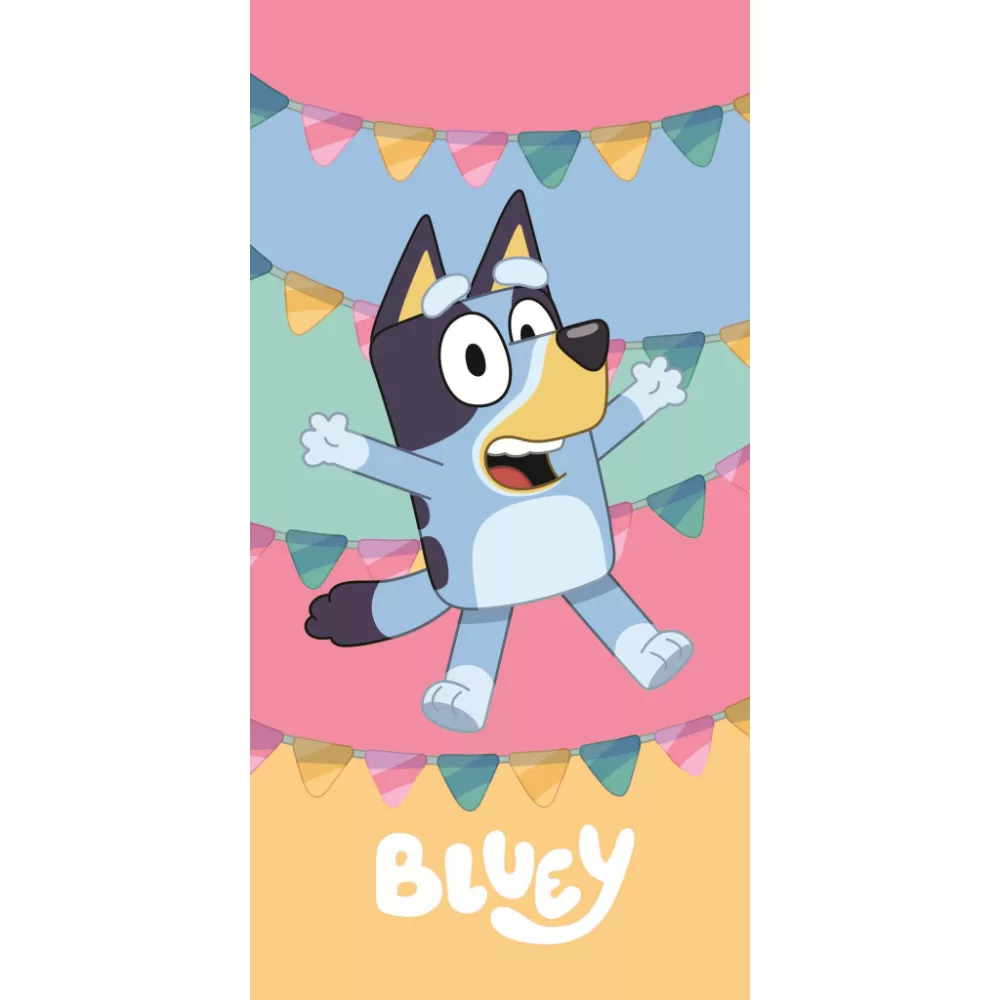 Bluey strandlaken Parade extra absorberend 70 x 140 cm - Roze - 70 x 140 cm - Katoen