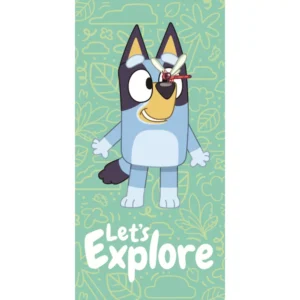 Bluey strandlaken Explore extra absorberend 70 x 140 c - Groen - 70 x 140 cm - Katoen