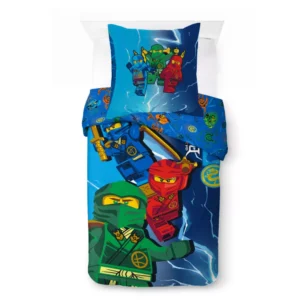 Lego dekbedovertrek Ninjago Dragon's Rising 100 x 135 cm - Multicolor - 100 x 135 cm - Katoen