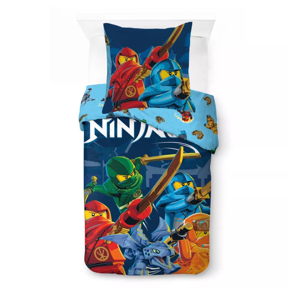 Lego dekbedovertrek Ninjago Elemental Wonders 100 x 135 - Multicolor - 100 x 135 cm - Katoen