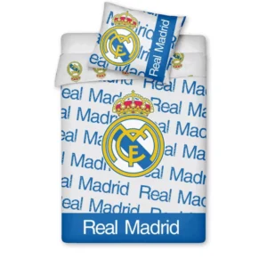 Real Madrid dekbedovertrek Royal 140 x 200 cm - Wit - 140 x 200 cm - Katoen