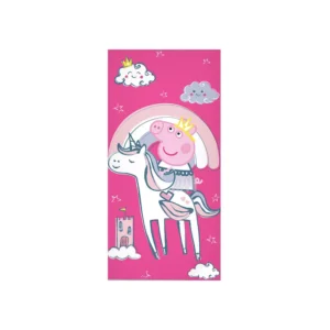 Peppa Pig strandlaken Unicorn extra absorberend 70 x 140 c - Roze - 70 x 140 cm - Katoen