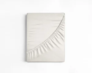 Topper - Dreamhouse hoeslaken Creme 160 x 220 cm - Crème - 160 x 220 cm - 100% katoen