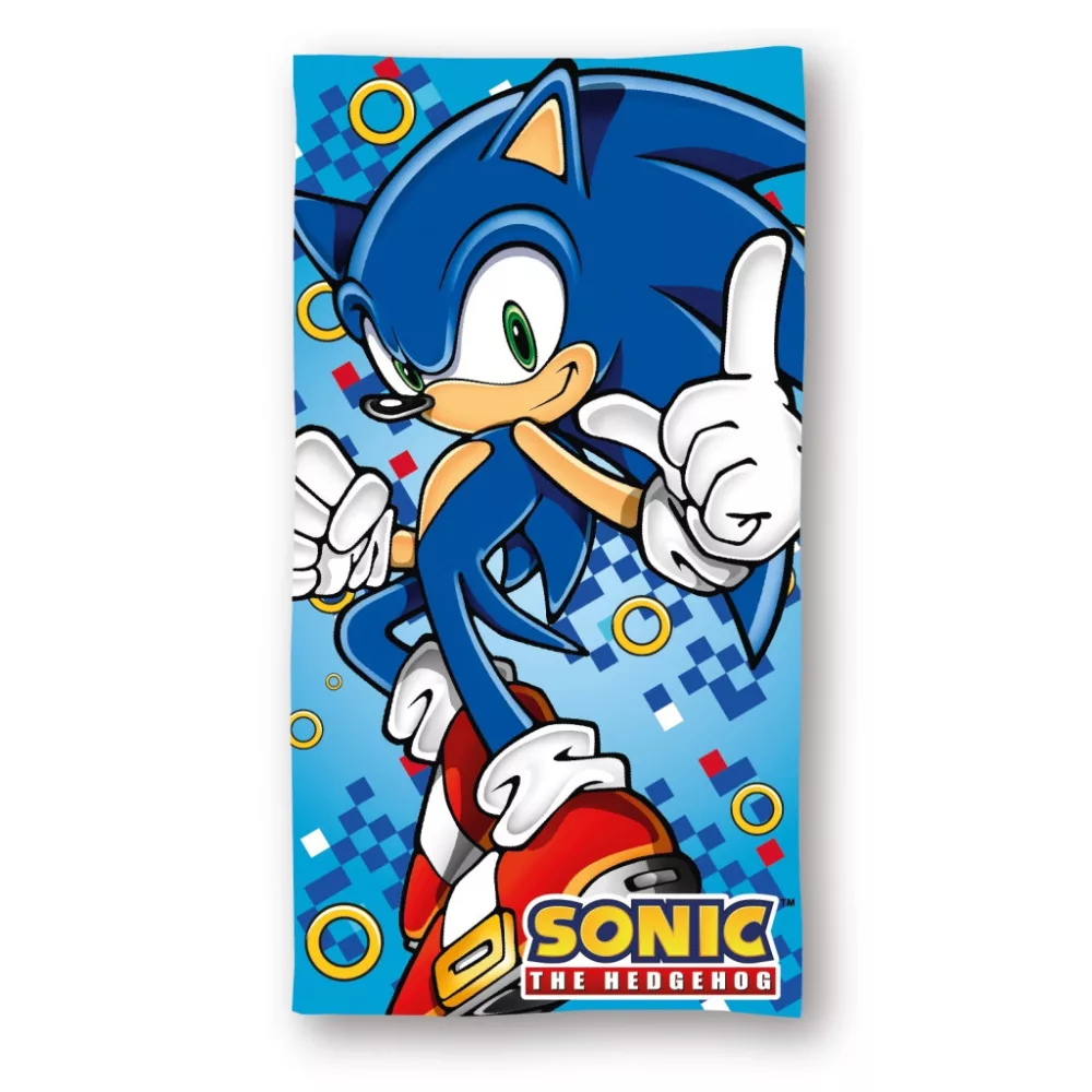 Sonic strandlaken Rush sneldrogend 70 x 140 cm - Blauw - 70 x 140 cm - Polyester