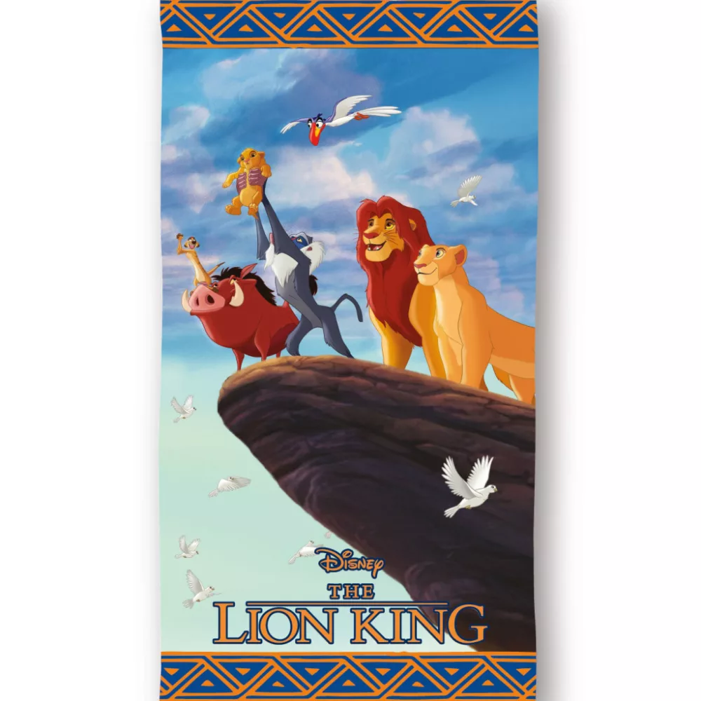 Disney The Lion King strandlaken Savanna Fa sneldrogend 70 x 140 cm - Blauw - 70 x 140 cm - Polyester