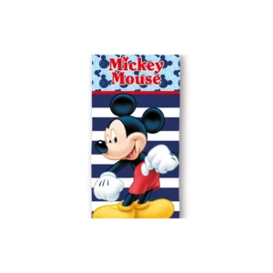Disney Mickey Mouse strandlaken Fun Stripe sneldrogend 70 x 140 cm - Blauw - 70 x 140 cm - Polyester