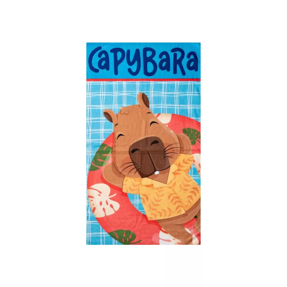 Capybara strandlaken Float Fun sneldrogend 70 x 140 cm - polyester