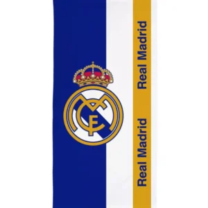 Real Madrid strandlaken Elite Club sneldrogend 70 x 140 cm - Blauw - 70 x 140 cm - Polyester