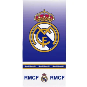 Real Madrid strandlaken Victory Line sneldrogend 70 x 140 cm - Blauw - 70 x 140 cm - Polyester