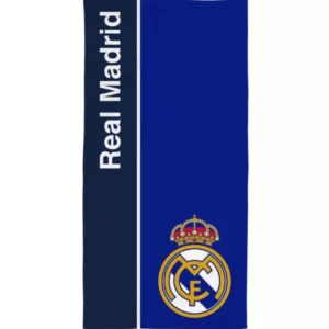 Real Madrid strandlaken Hexa sneldrogend 70 x 140 cm - Blauw - 70 x 140 cm - Polyester