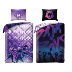 Demon Hunters dekbedovertrek - Paars - 140 x 200 cm - Polyester
