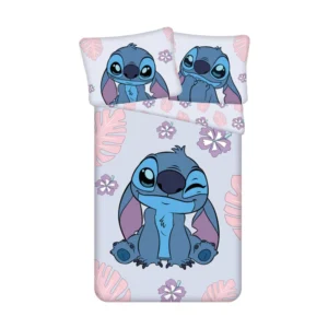 Lilo en Stitch dekbedovertrek Cute 140 x 200 cm - Paars - 140 x 200 cm - Katoen
