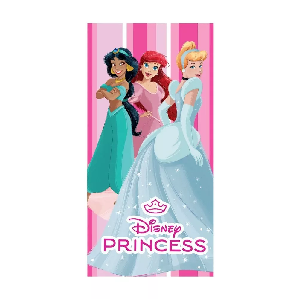 Disney Princess strandlaken Royal Charm Dr sneldrogend 70 x 140 - Roze - 70 x 140 cm - Polyester