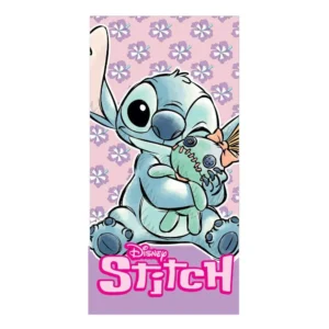 Lilo en Stitch strandlaken Snuggle sneldrogend 70 x 140 cm - Roze - 70 x 140 cm - Polyester