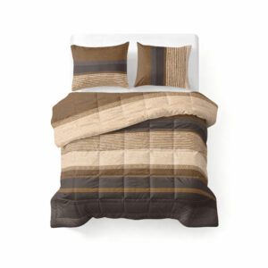 Sleeptime dekbed Marina Taupe 240 x 220 Met Kussenslo - Taupe - 240 x 220 cm - 100% Microvezel 300 gsm