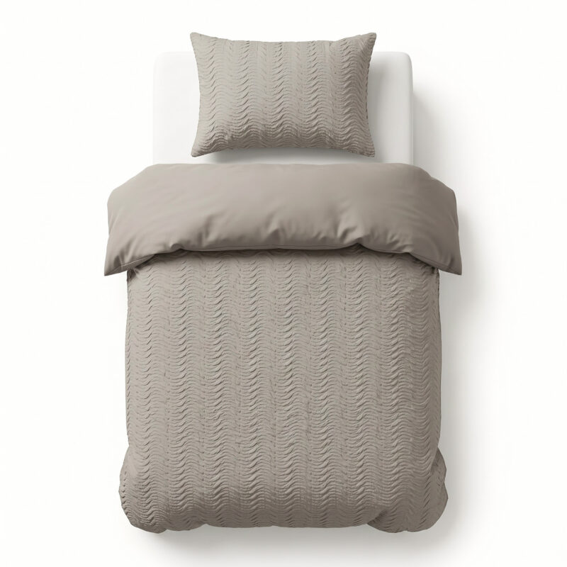Sleeptime Curve 3D Taupe/Grijs 140 x 200/220 cm