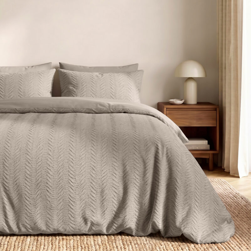 Curve 3D Taupe/Grijs 240 x 200/220 Sleeptime