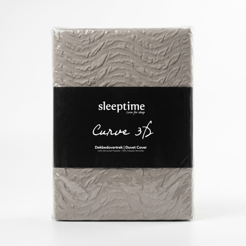 Sleeptime Curve 3D Taupe/Grijs 240 x 220
