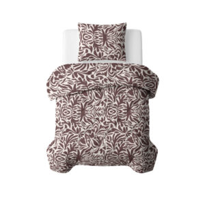 Sleeptime kussensloop cm - Rood/Bruin - 140 x 200 cm - 100% Polyester Microvezel