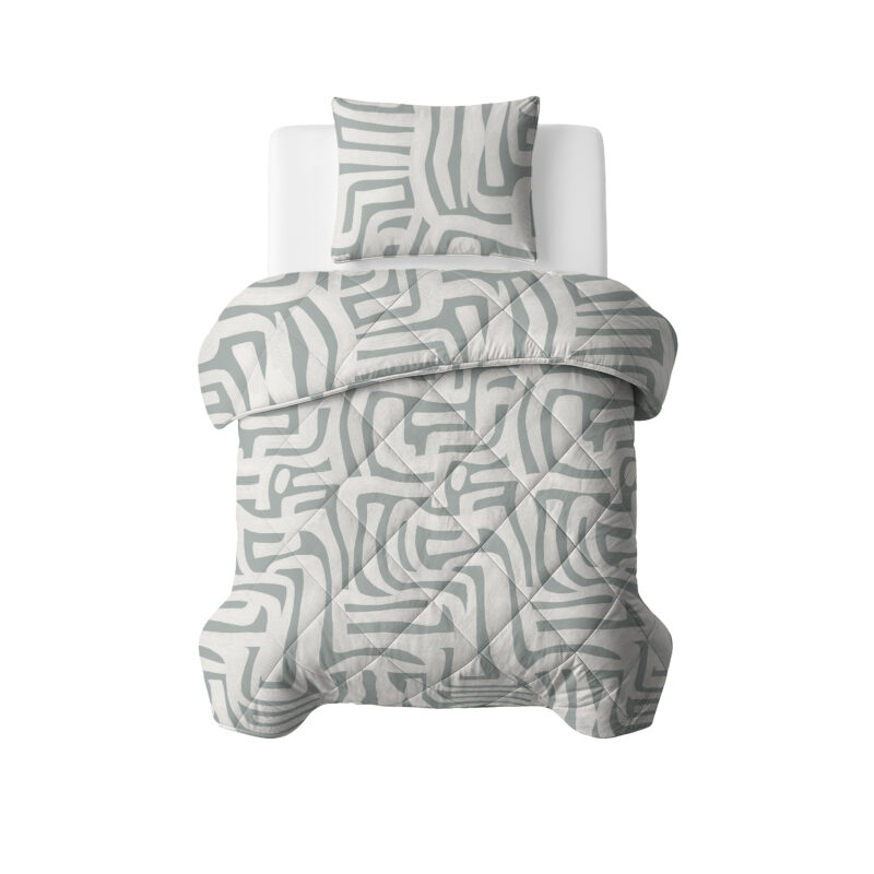 Sleeptime kussensloop cm - Groen - 140 x 200 cm - 100% Polyester Microvezel