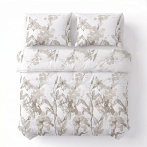 Sleeptime dekbed Flynn Wit 240 x 220 cm - 240 x 200 cm - 50% Katoen / 50% Polyester
