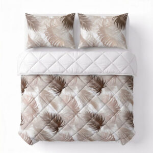 Sleeptime dekbed Jayda Zand 200 x 200 Met Kussenslope - Zand - 200 x 200 cm - 100% Microvezel