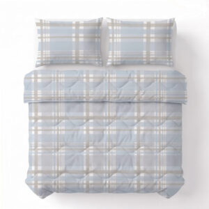 Sleeptime dekbed Lilou Blauw 200 x 220 cm - 200 x 200 cm - 50% Katoen / 50% Polyester