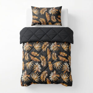 Lazy Luisa Zwart - Sleeptime kussensloop cm - Zand - 140 x 200 cm - 100% Microvezel