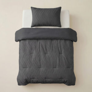 Sleeptime kussensloop cm - Grijs - 140 x 200 cm - 100% Polyester Microvezel - kussensloop 60 x 70 cm