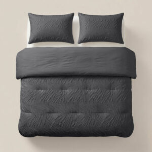 Sleeptime dekbed Salva Grijs 240 x 200 Met Kussenslop - Grijs - 240 x 200 cm - 100% Polyester Microvezel