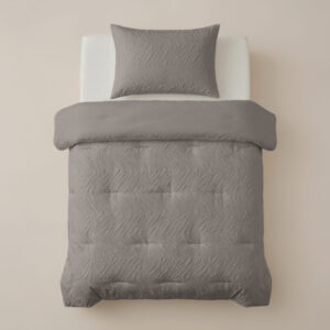 Sleeptime kussensloop cm - Taupe - 140 x 200 cm - 100% Polyester Microvezel - kussensloop 60 x 70 cm