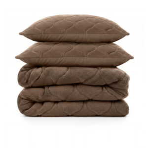 Sleeptime dekbed Teddy Taupe/Bruin 200 x 200 Met Luxe - Bruin - 200 x 200 cm - 100% Polyester Teddy
