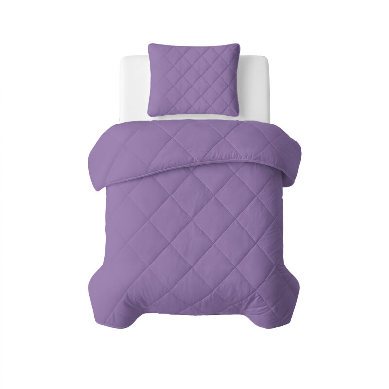 Sleeptime Lazy Dekbed Uni Lavendel 140 x 200 Met Kussensloop cm