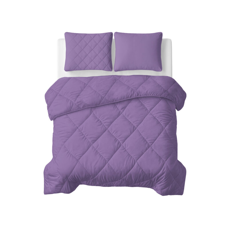 Sleeptime Lazy Dekbed Uni Lavendel 240 x 200 Met Kussenslopen cm