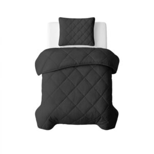 Sleeptime kussensloop cm - Zwart - 140 x 200 cm - 100% Polyester Microvezel