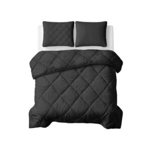 Sleeptime dekbed Zwart 200 x 200 Met Kussenslopen - Zwart - 200 x 200 cm - 100% Polyester Microvezel