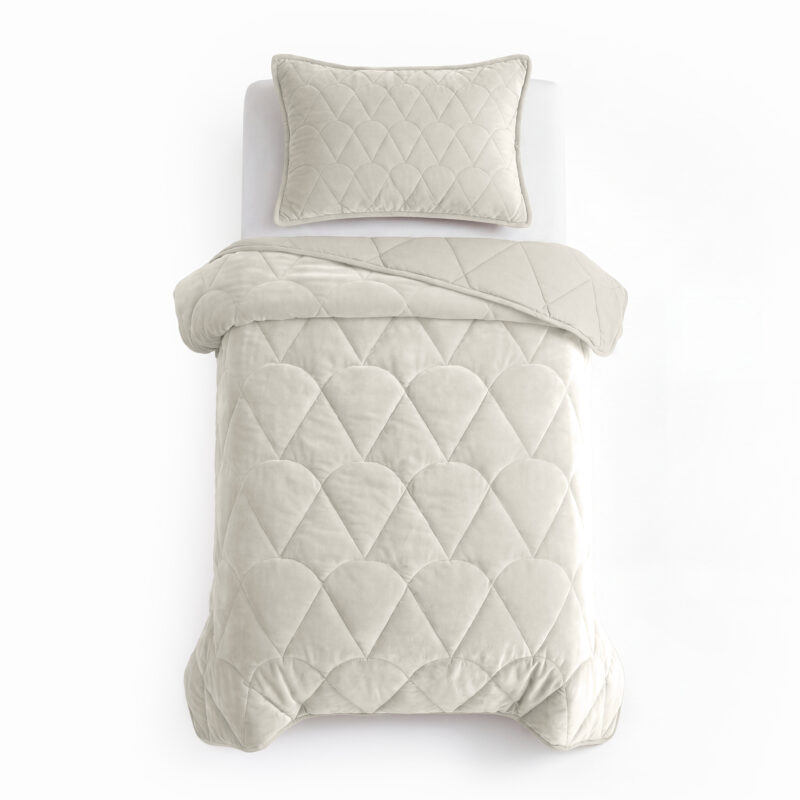 Sleeptime Lazy Dekbed Velvet Beige 140 x 200 Met Kussensloop cm