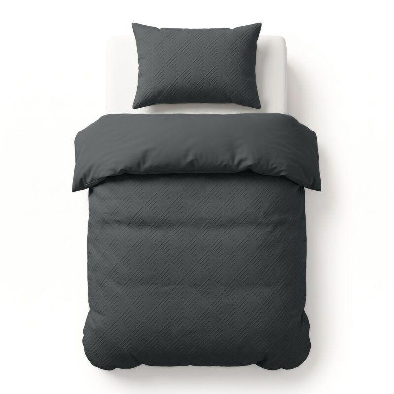 Sleeptime Modern Geo 3D Antraciet 140 x 200/220 cm