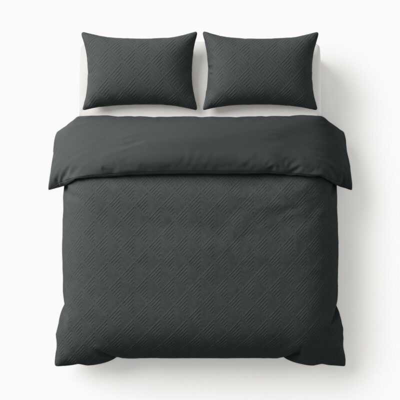 Sleeptime Modern Geo 3D Antraciet 200 x 200/220 cm