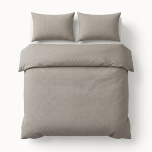 Sleeptime Modern Geo 3D Taupe/Grijs 200 x 200/220