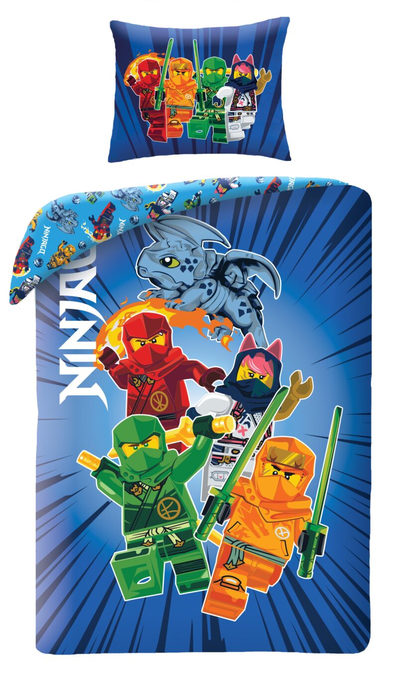 Lego dekbedovertrek Ninjago - 140 x 200 cm - 100% Polyester