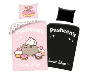 Pusheen dekbedovertrek Sweet Shop - 140 x 200 cm - 100% katoen
