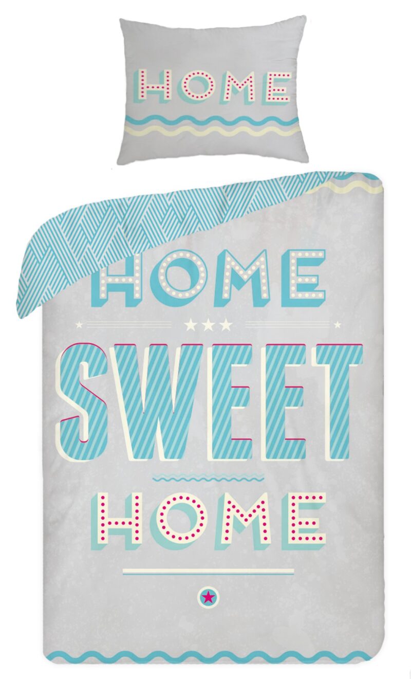 Sweet Home dekbedovertrek Home 140 x 200 cm + 70 x - 140 x 200 cm + 70 x 90 cm - 100% katoen