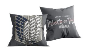 Attack on Titan sierkussen Verkenningslegioen 40 x 40 cm - 40 x 40 cm - 100% Polyester